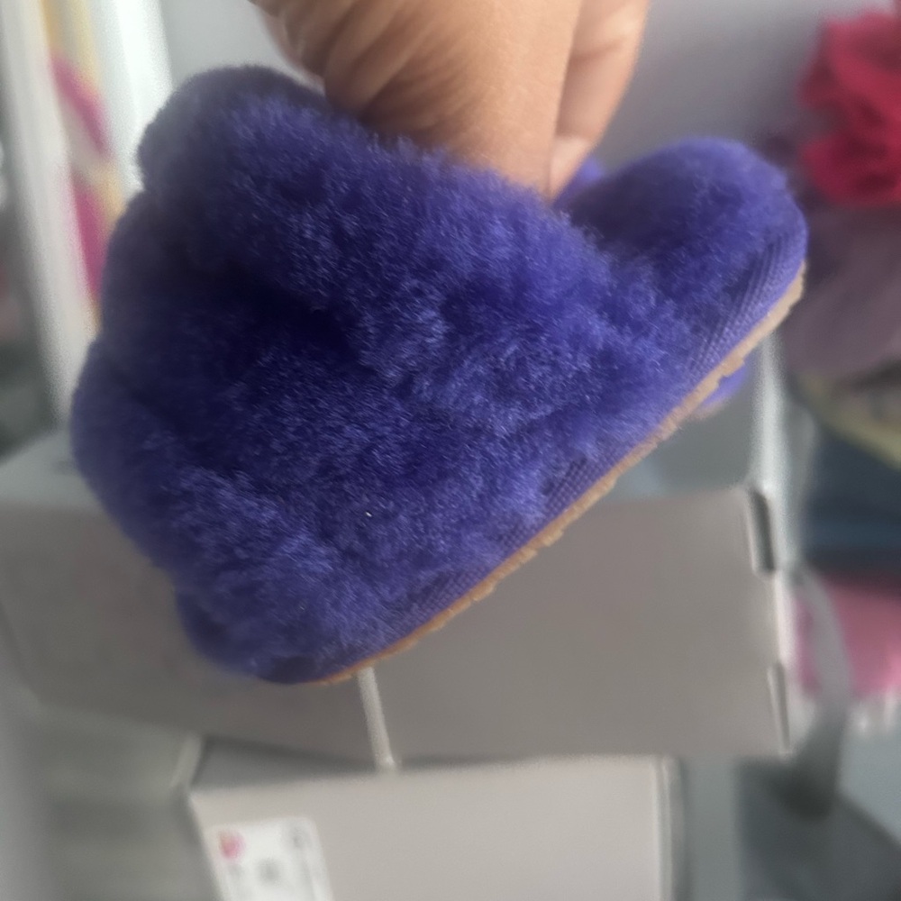 Plush Purple Slippers